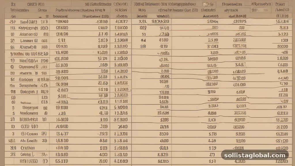Comparative Data Table